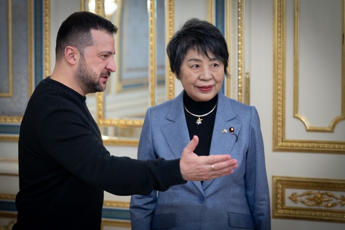 Японія долучиться до відбудови України: Зеленський провів зустріч із міністеркою закордонних справ