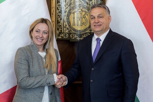 Bloomberg: Мелоні намагається домовитися із Орбаном про розблокування допомоги Україні