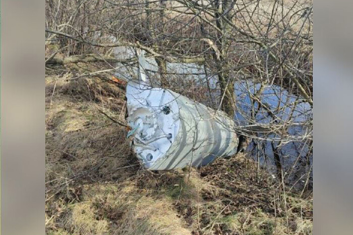 На Львівщині виявлено уламки ракети, яка не здетонувала (фото)