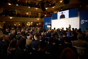 Українське питання гучно пролунало у другий день конференції – 17 лютого, тоді відбувся виступ Зеленського, який викликав велику інформаційну і політичну увагу