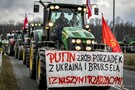 Польські фермери вийшли на протест банером: «Путін, наведи порядок з Україною і Брюсселем...»