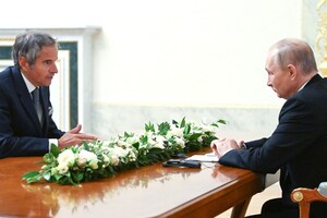 Глава МАГАТЕ зустрінеться з Путіним, щоб обговорити ситуацію на Запорізькій АЕС
