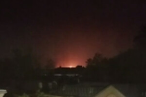 Уночі внаслідок атаки безпілотника сталася пожежа на Рязанському НПЗ (відео)