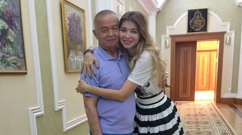 Гульнара Карімова з батьком