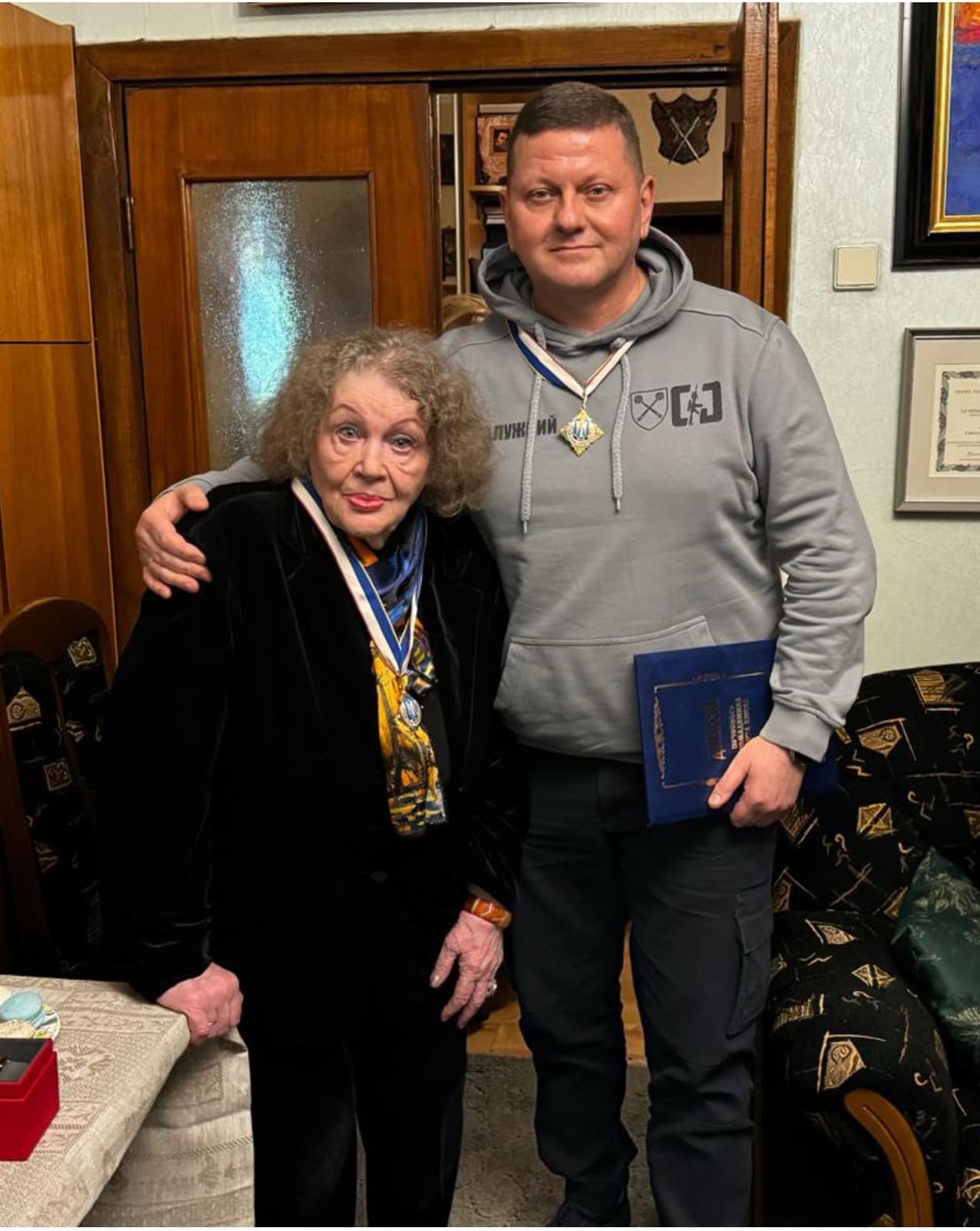 Ліна Костенко і Валерій Залужний