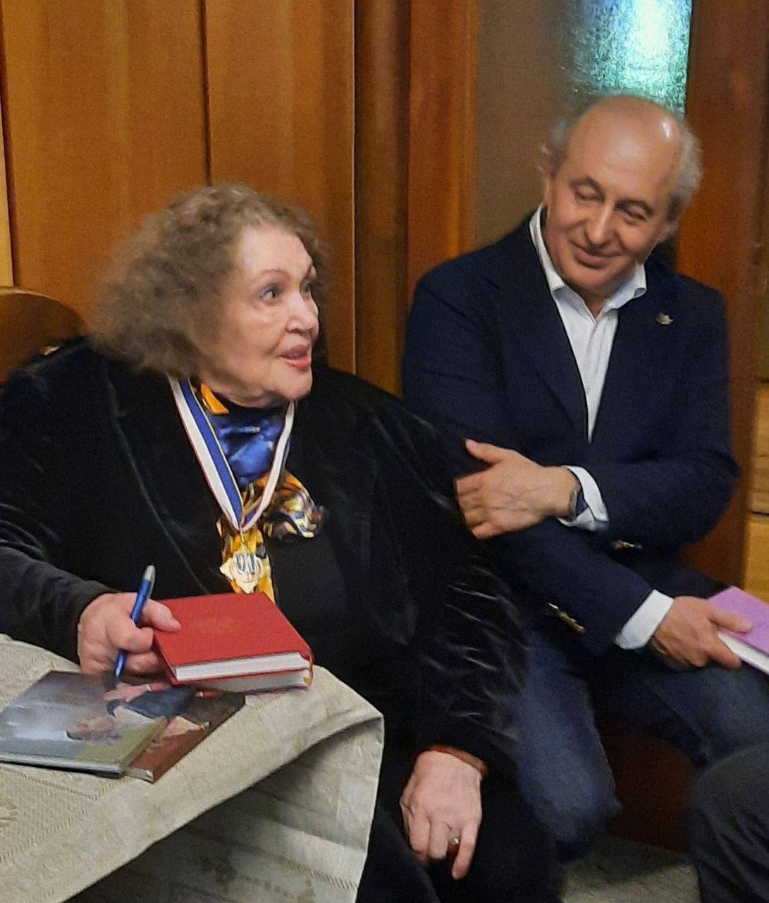 Ліна Костенко та Іван Малкович