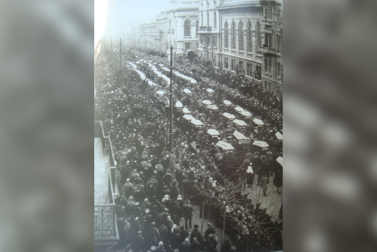 Похорон в Одесі жертв боїв у січні 1918 року