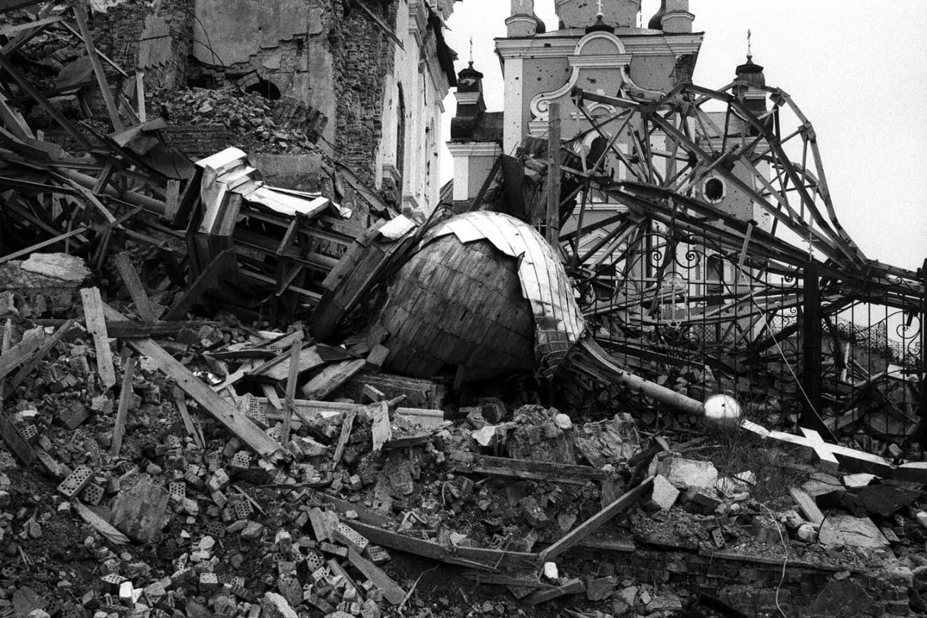 Село Богородичне на Донеччині після близького знайомства з «русскім міром», весна 2023 року