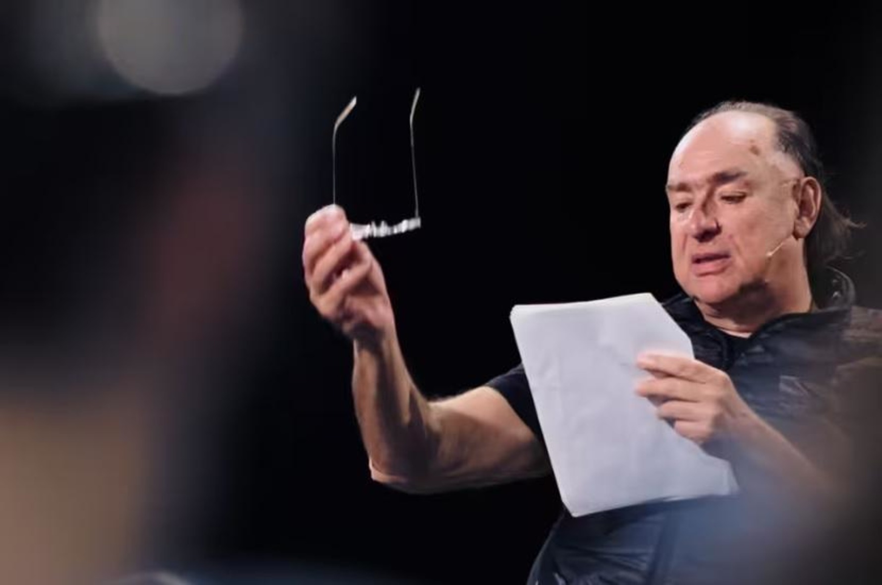 Андрій Жолдак під час репетицій свого нового спектаклю у Києві