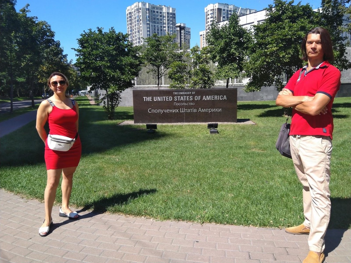 Євгенія Поліщук та Ігор Лиман у США
