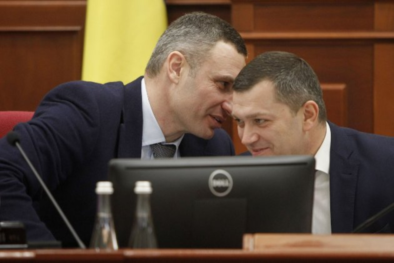 Микола Поворозник (справа) був першим заступником Кличка