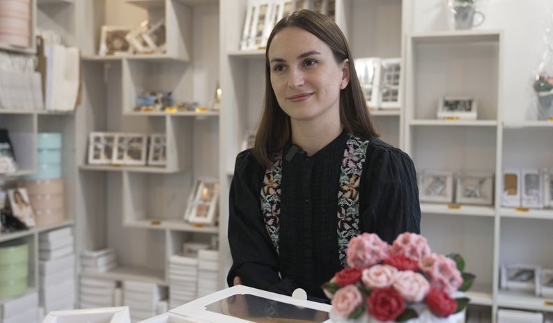 Тетяна Гришко у своїй майстерні