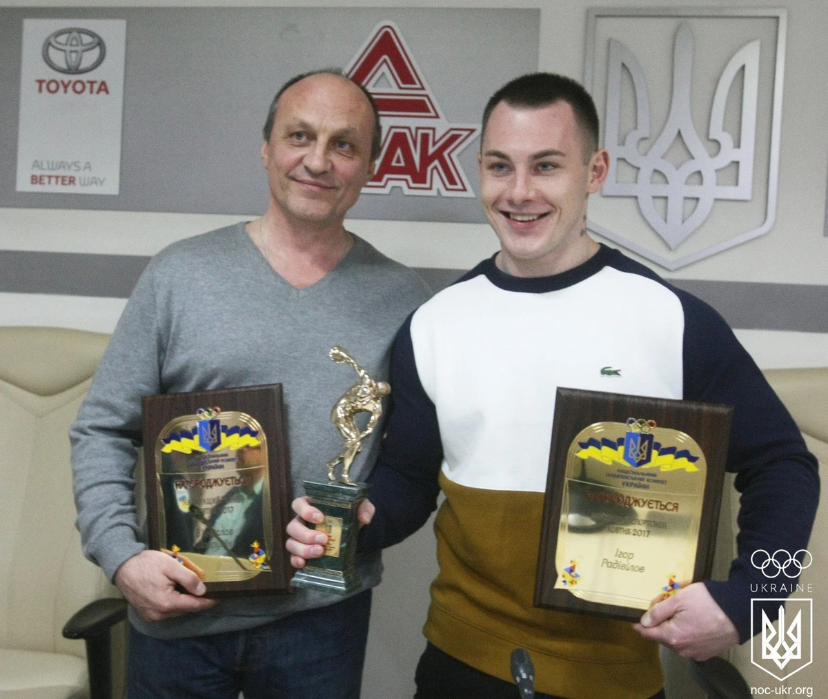 В'ячеслав Лаврухін та Ігор Радівілов<br />