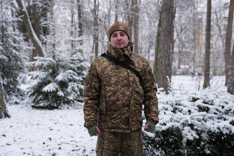 Боєць Максим Гриник на позивний Грін