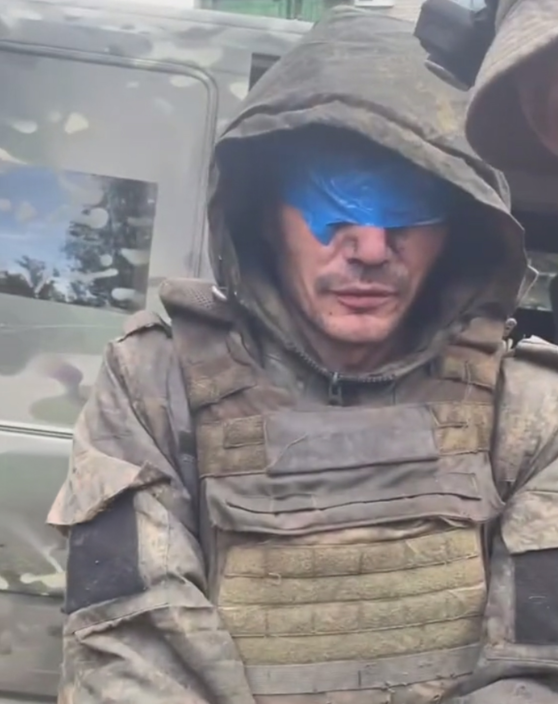 Скриншот відео, з якого Лариса дізналась про полон сина