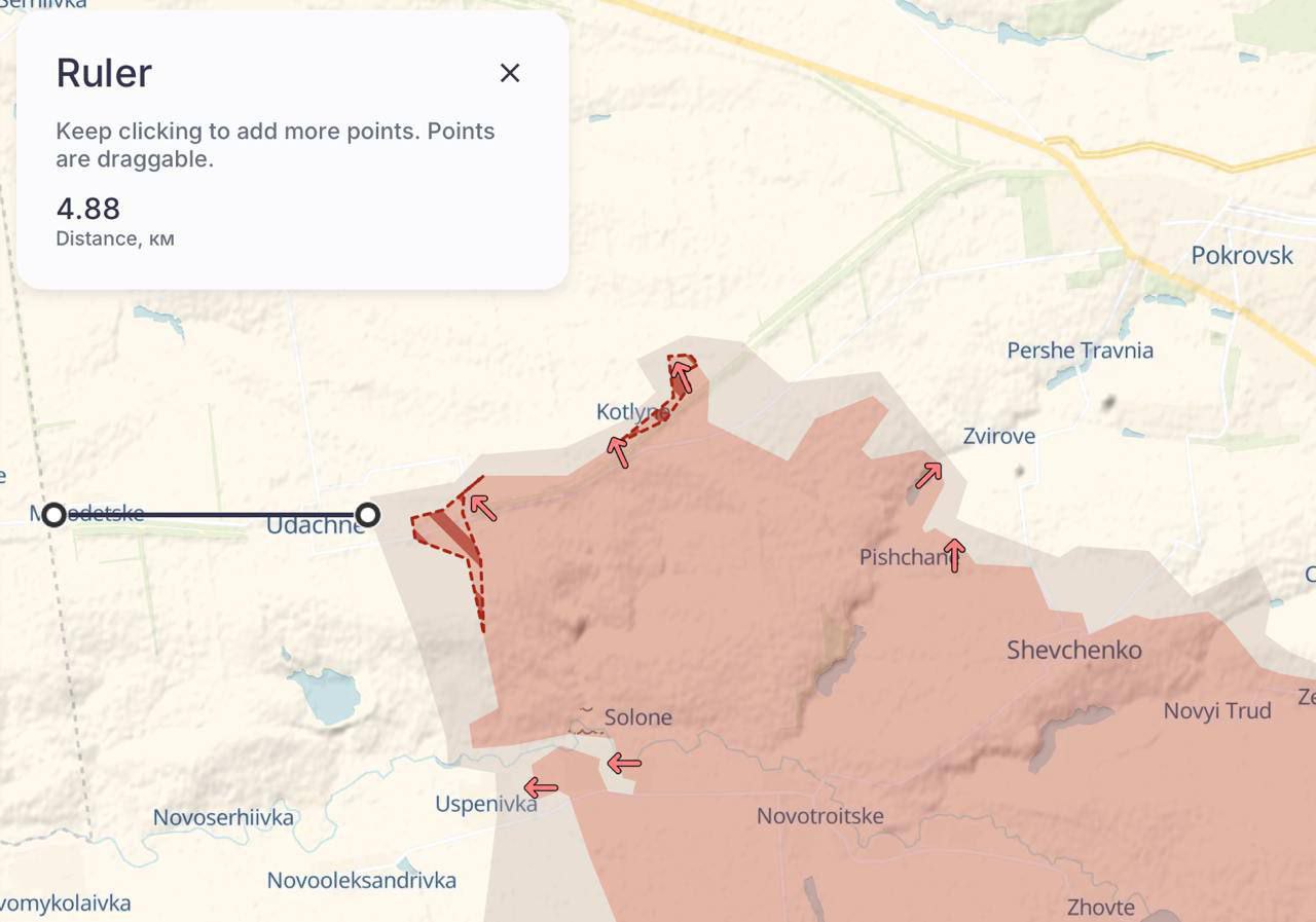 Окупантам залишилось менше 5 км до кордонів Дніпропетровщини – DeepState фото 1