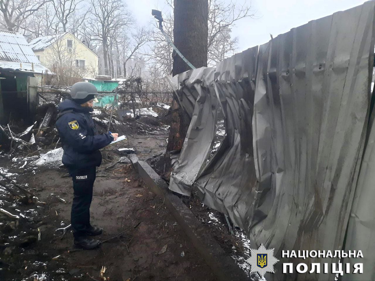 Атака дронів на Київщину: поліція показала наслідки (фото) фото 2