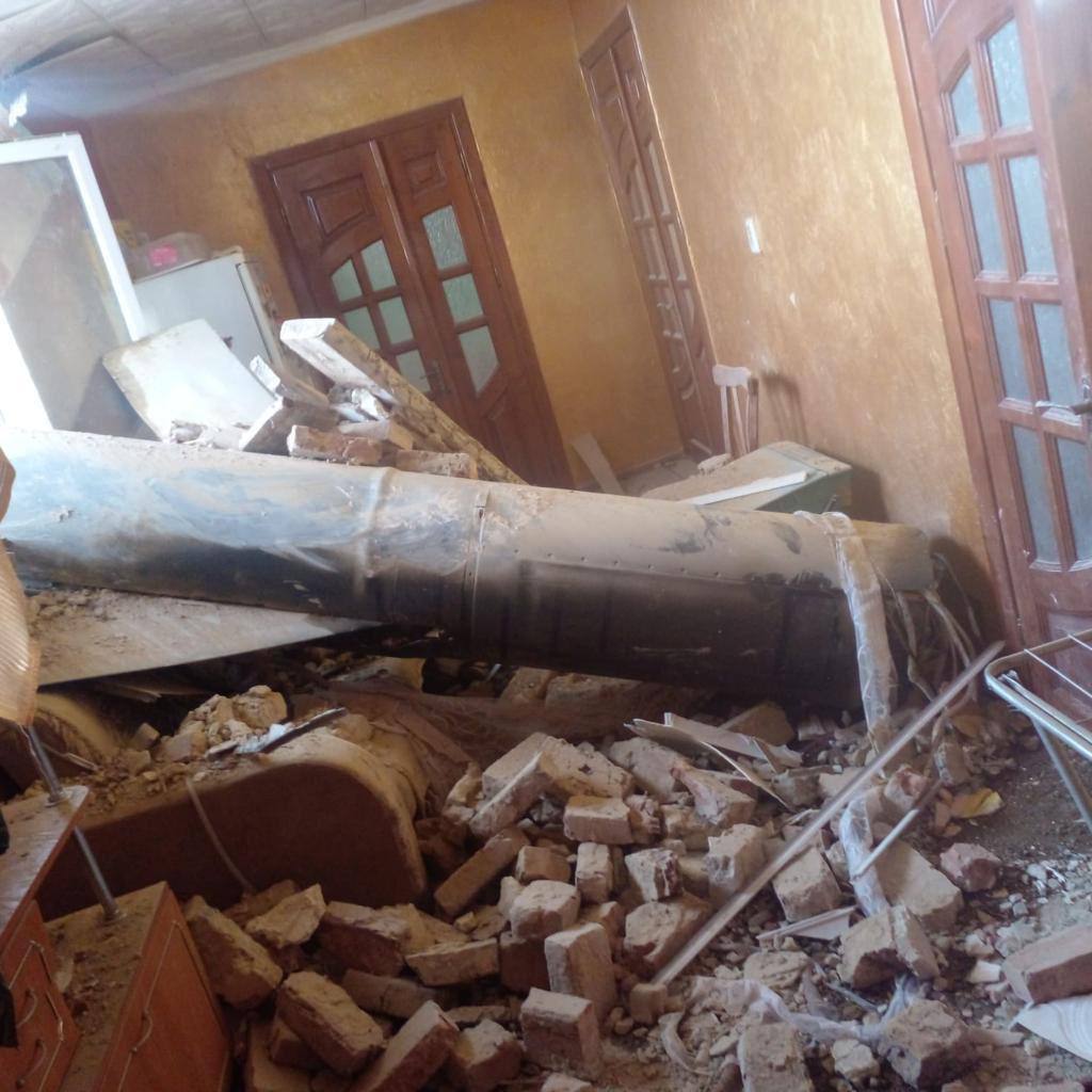 На Франківщині ракета влучила у житловий будинок (фото) фото 1