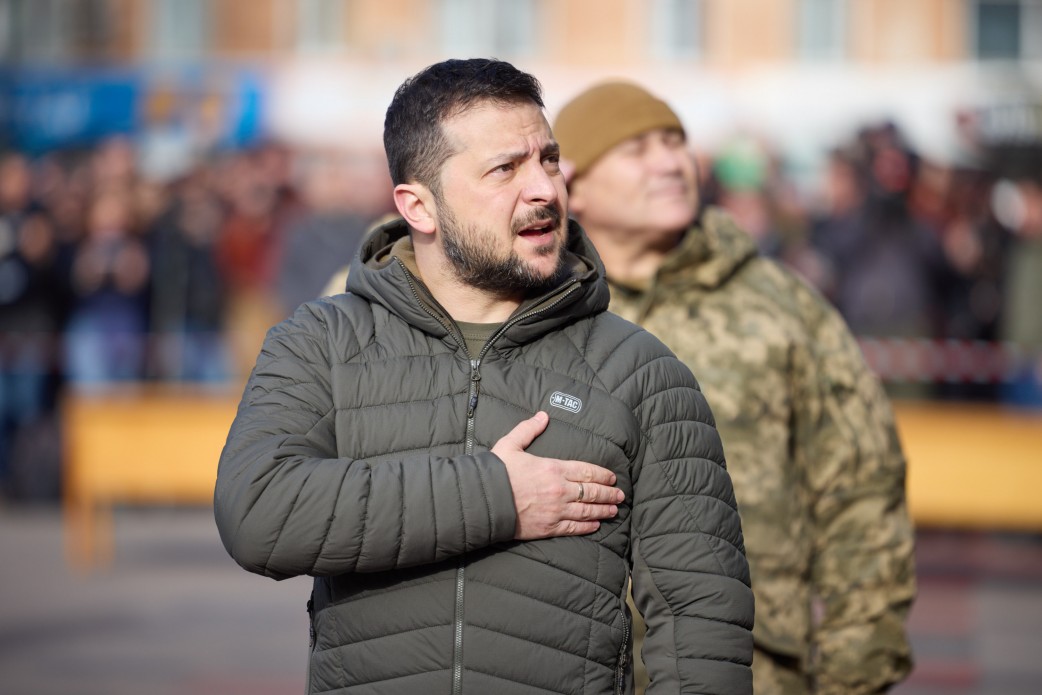 Володимир Зеленський у звільненому від загарбників Херсоні у листопаді 2022 року