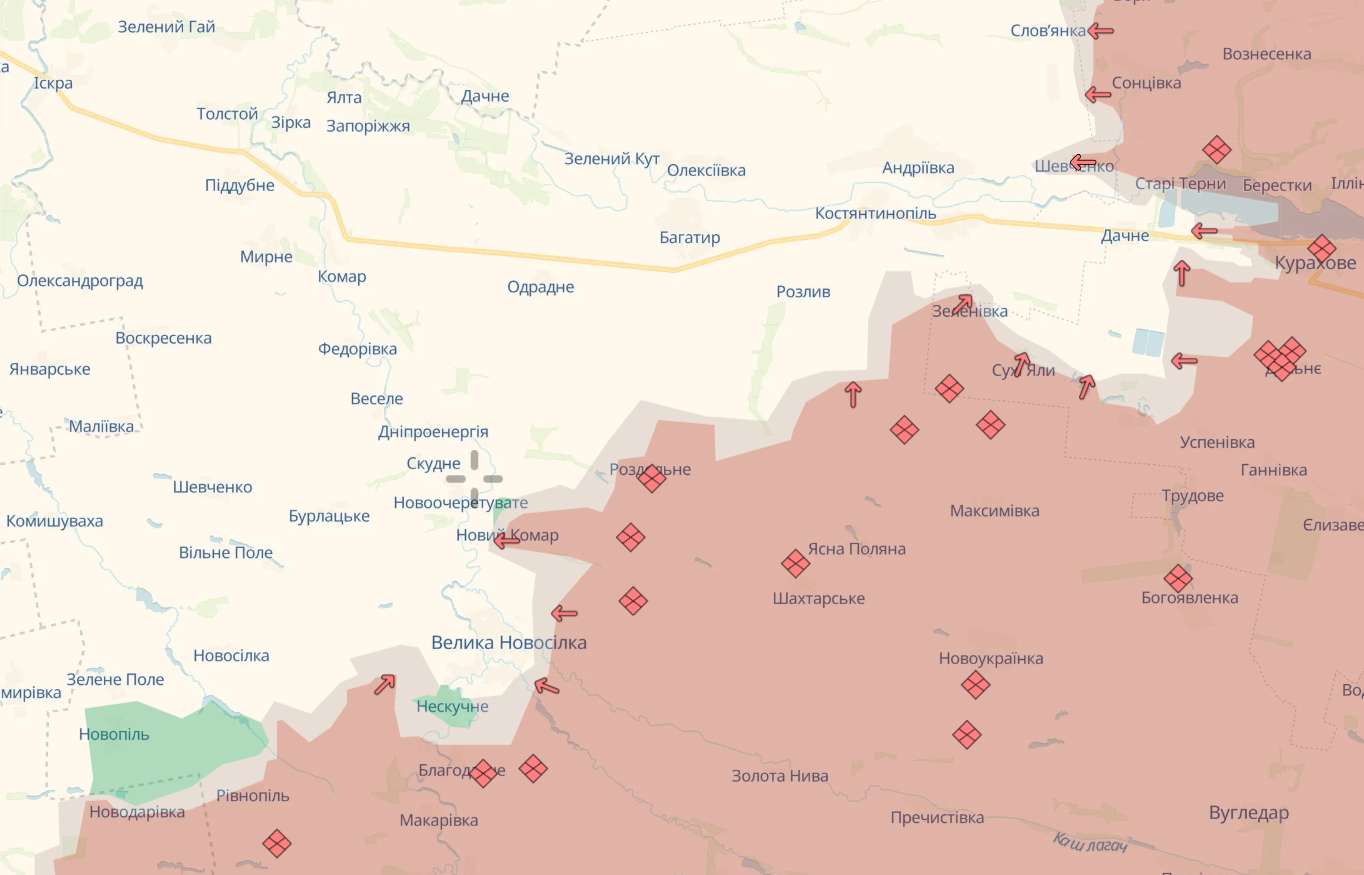 Карта бойових дій в Україні станом на 5 січня 2025 року фото 9