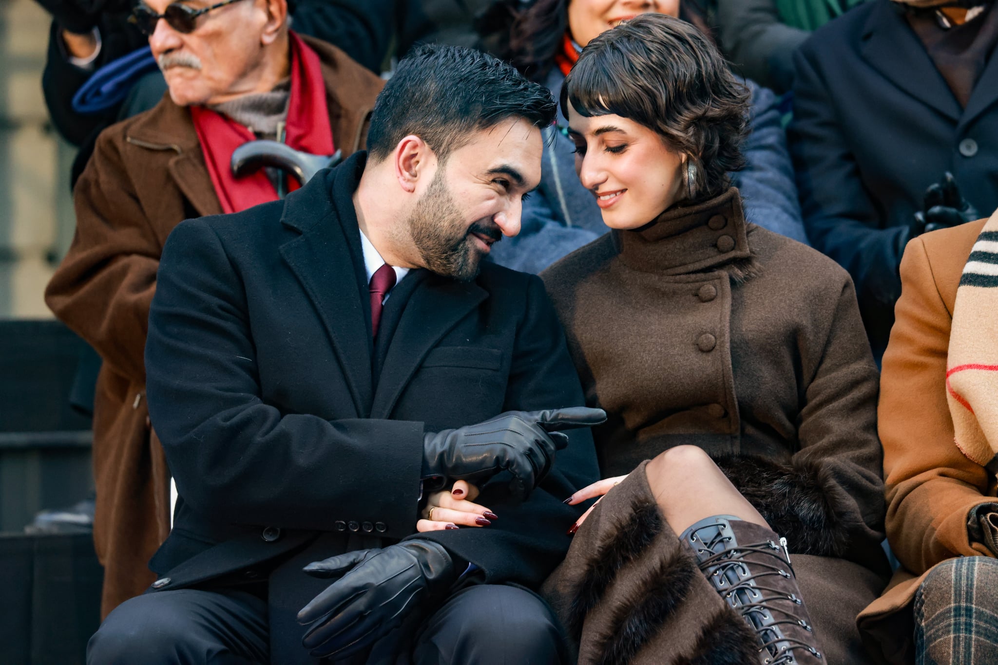 На церемонії була присутня дружина політика Рама Дуваджі