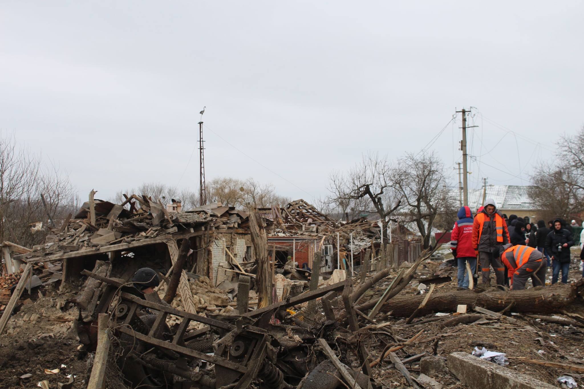 Черкащина: наслідки удару російською ракетою по Умані (фото) фото 1