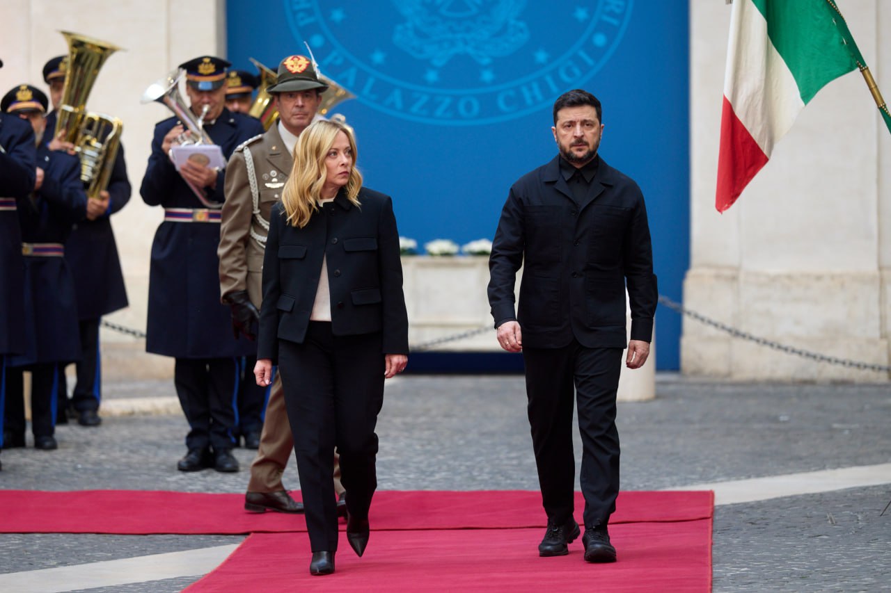 Зеленський зустрівся з премʼєркою Італії фото 1