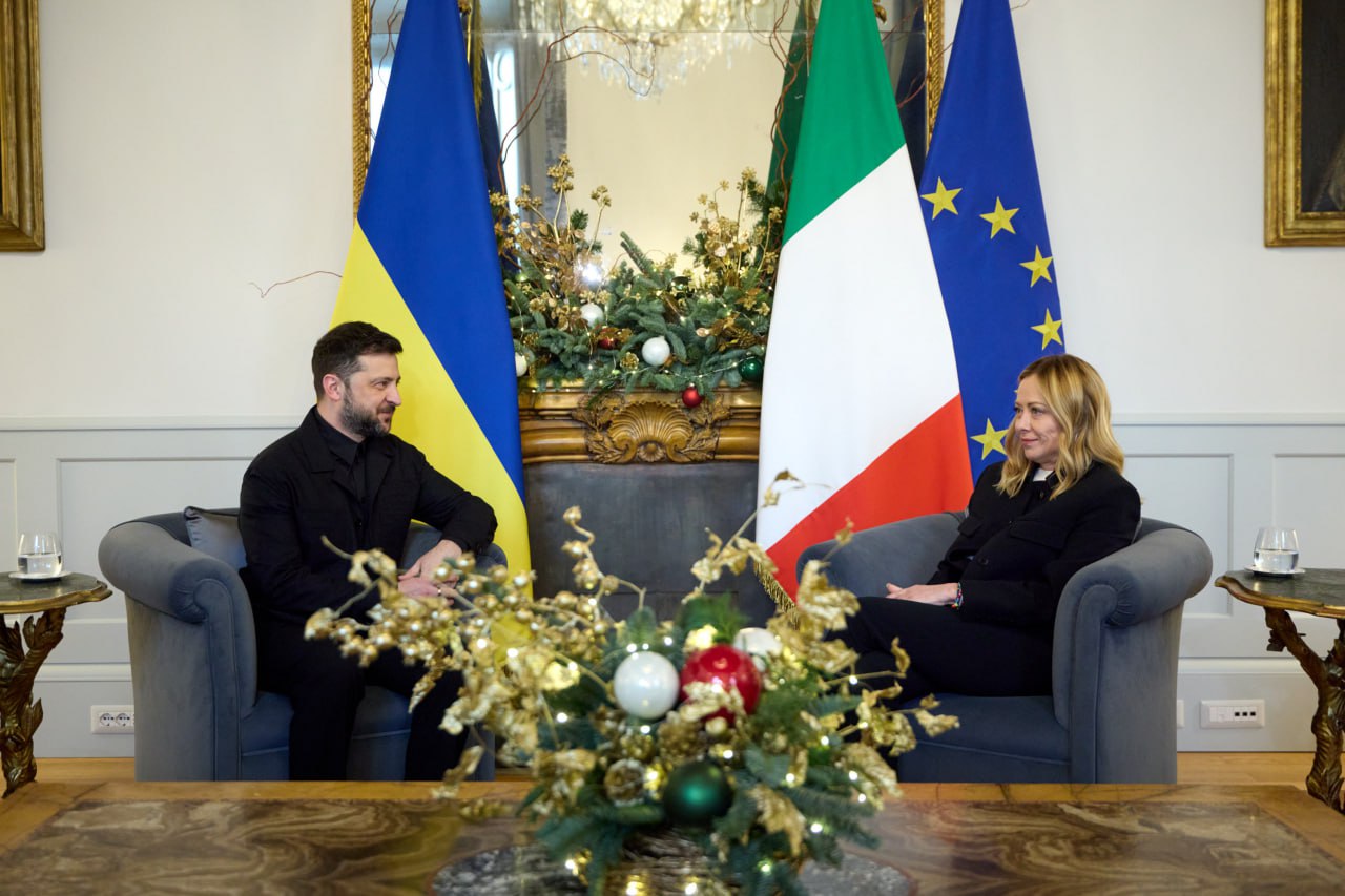Зеленський зустрівся з премʼєркою Італії фото 3