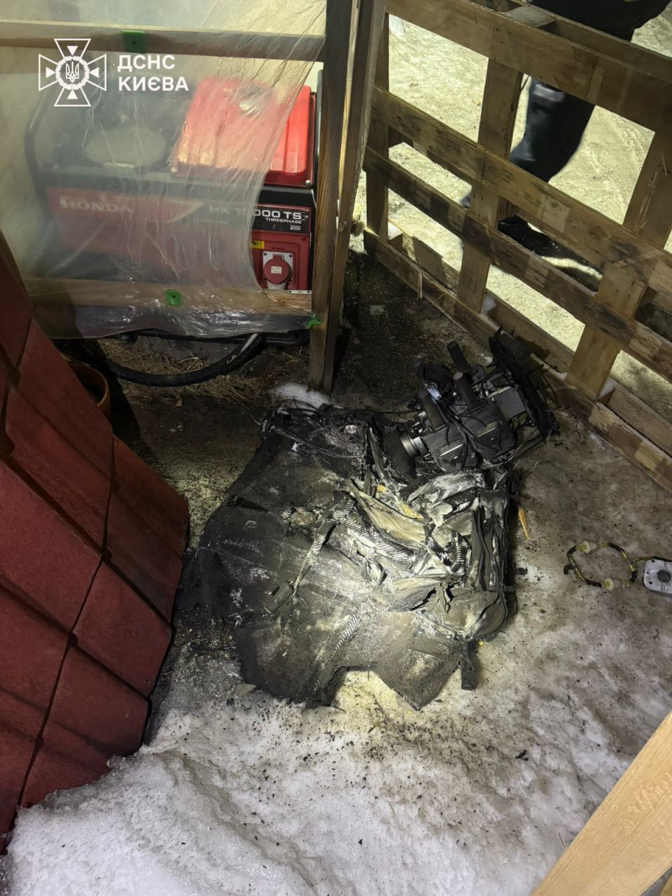 Наслідки ворожого удару по Києву