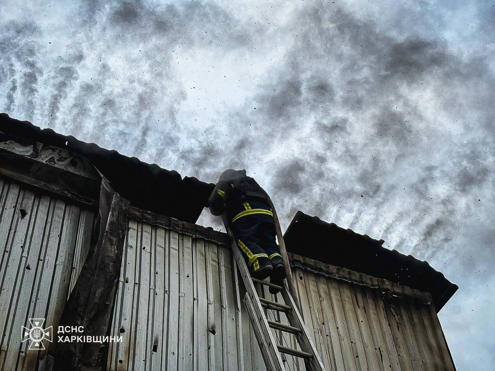 Наслідки удару по сільгосппідприємству