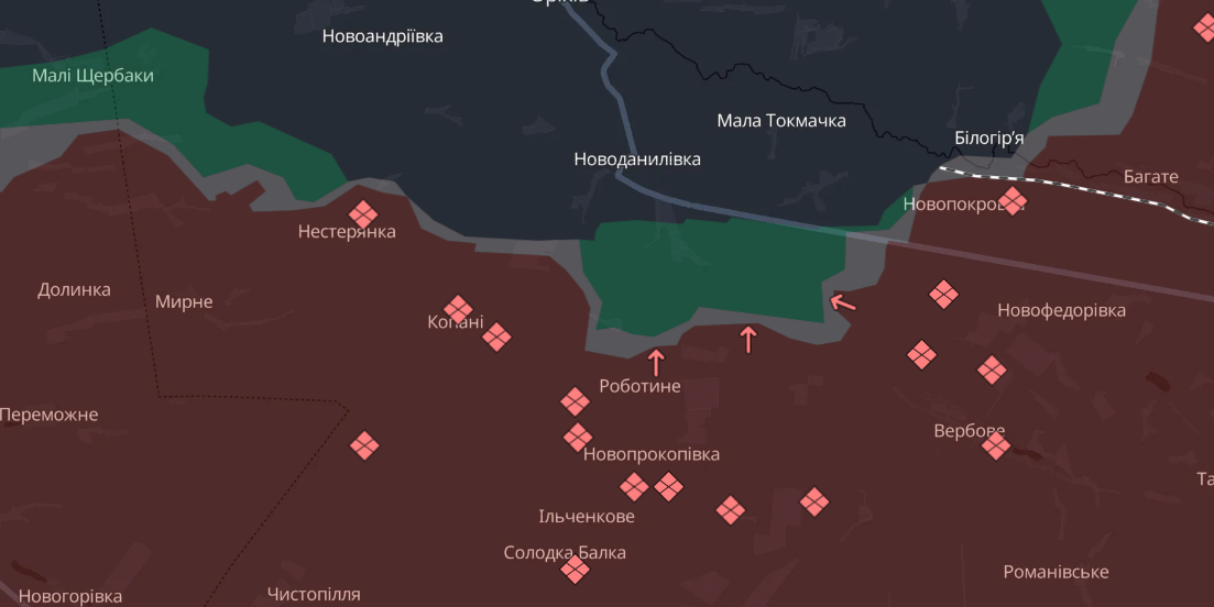 Карта бойових дій в Україні станом на 25 жовтня 2024 року фото 8