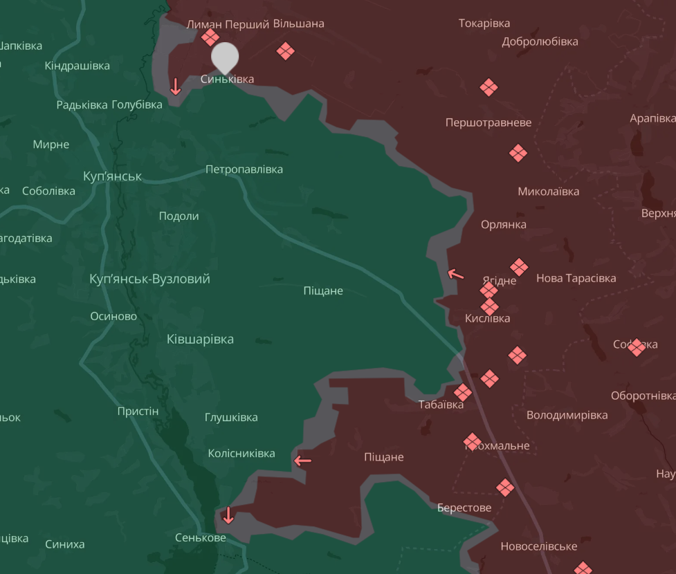 Карта бойових дій в Україні станом на 25 жовтня 2024 року фото 2