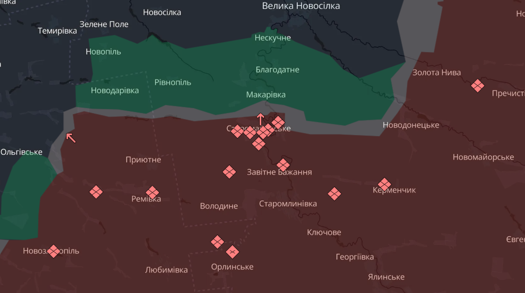 Карта бойових дій в Україні станом на 9 листопада 2024 року фото 8