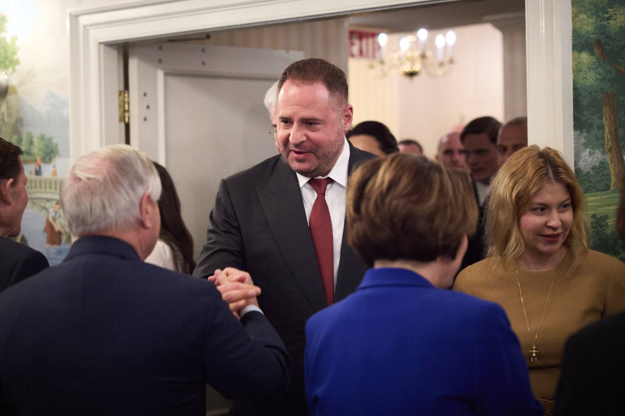 Єрмак 28 лютого під час візиту до Білого дому