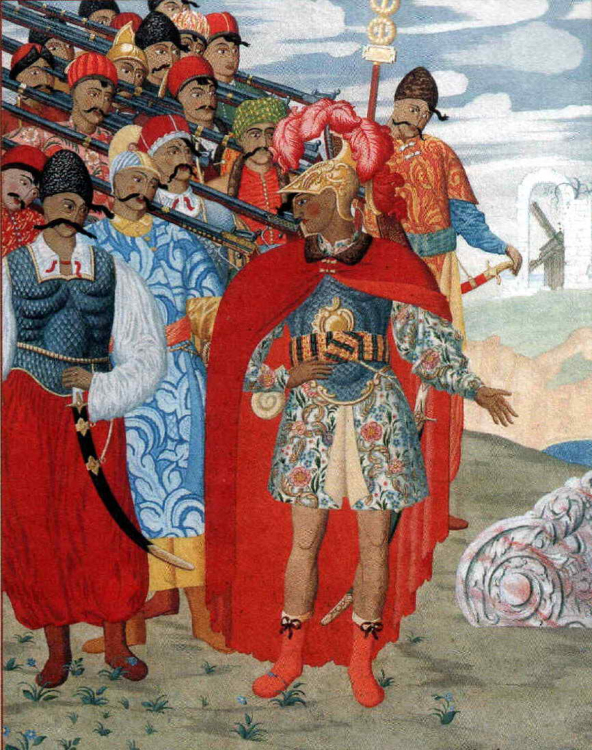 Ілюстрація Георгія Нарбута до твору «Енеїда», 1919 рік