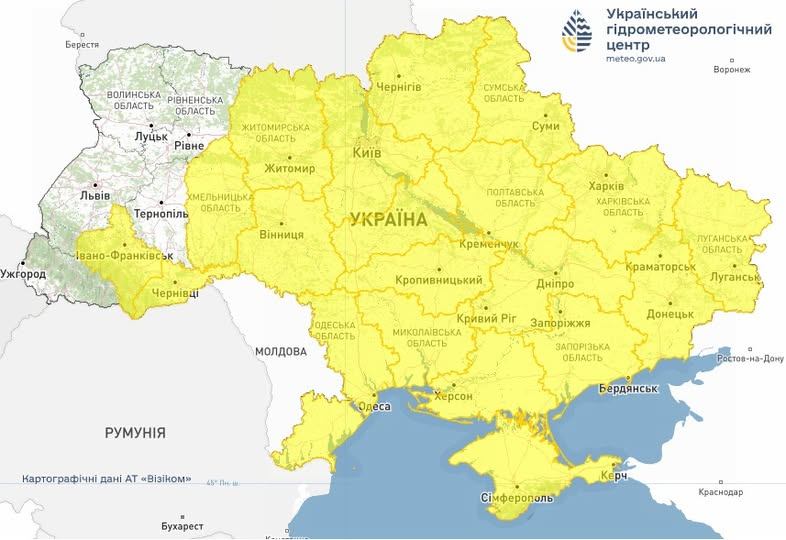 Грози та град: де вируватиме негода 22 травня фото 1