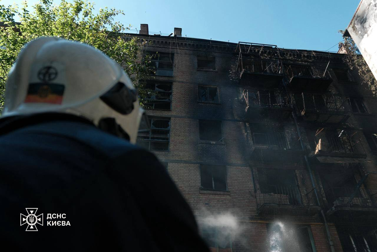 Наслідки удару 24 травня РФ по Києву