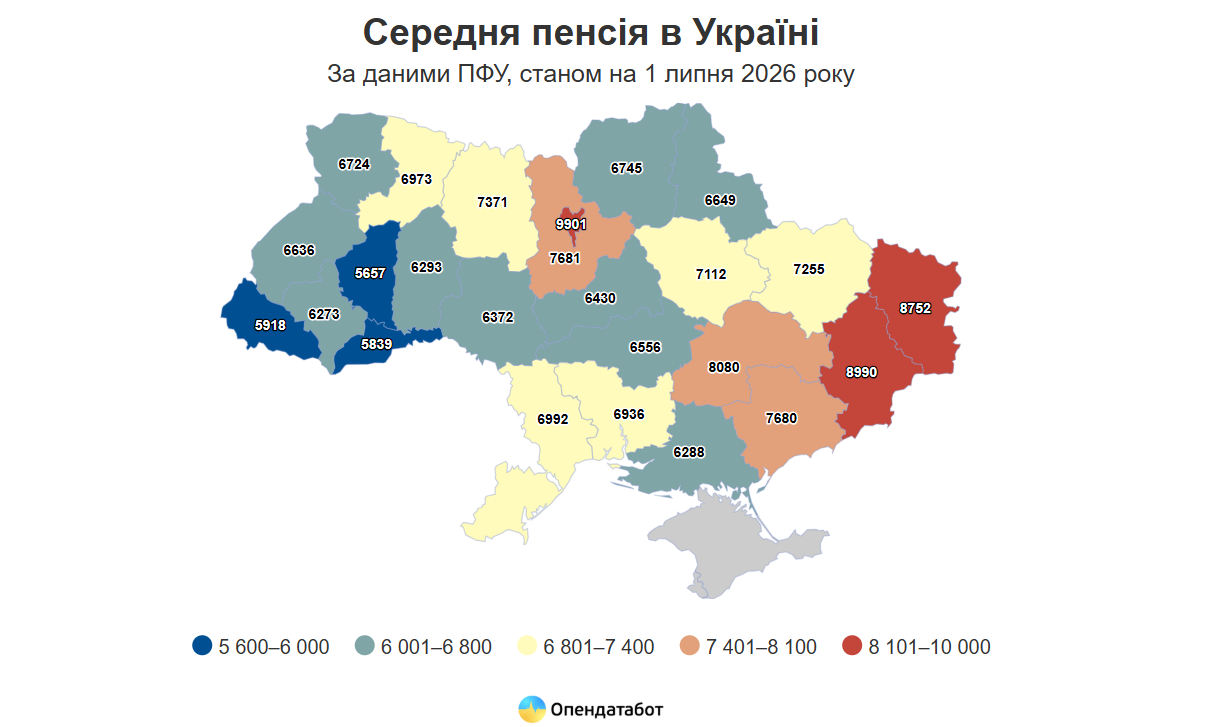 Де в Україні отримують найбільші пенсії: рейтинг регіонів фото 2