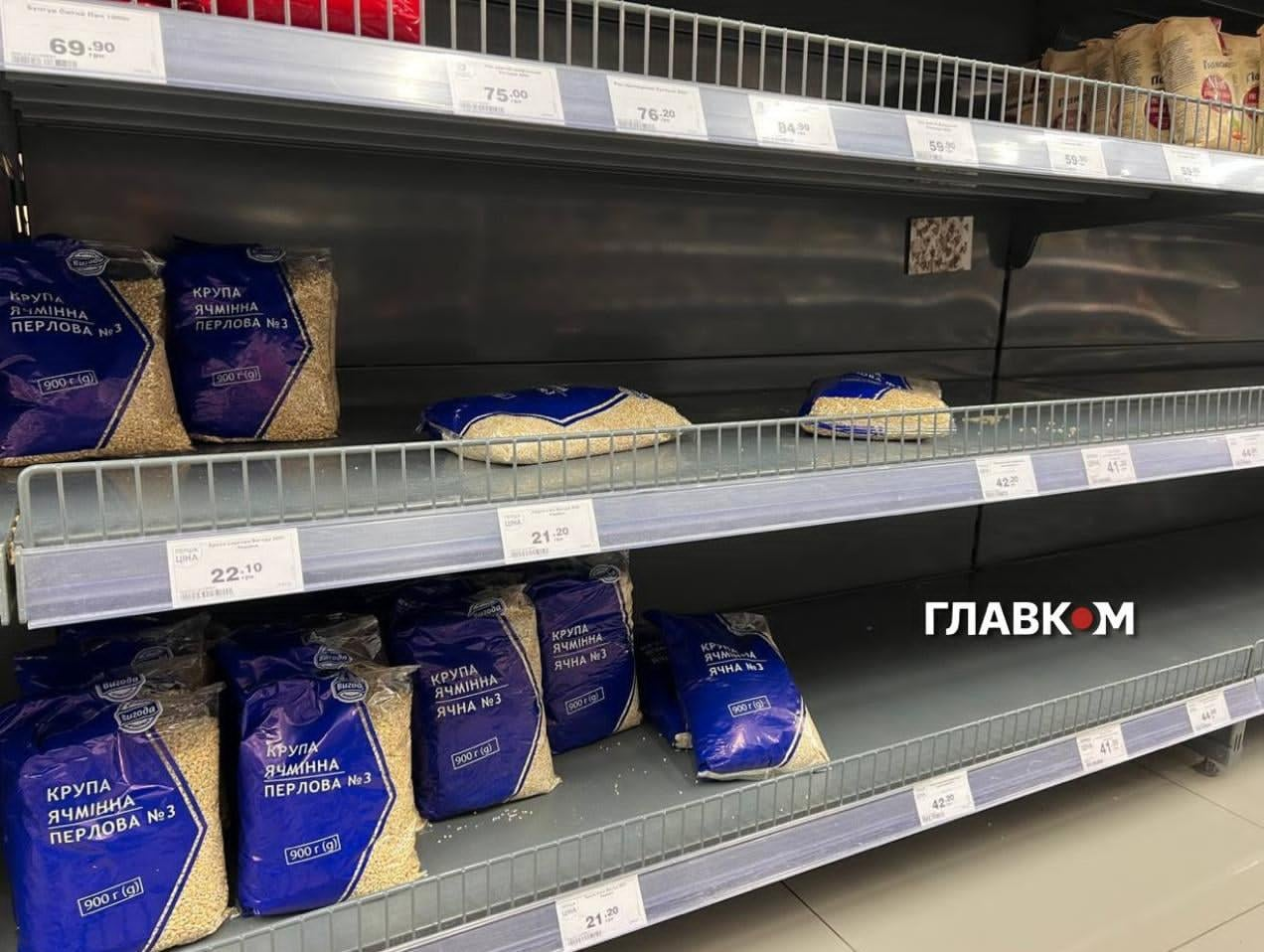 У Varus бюджетні крупи майже розібрали