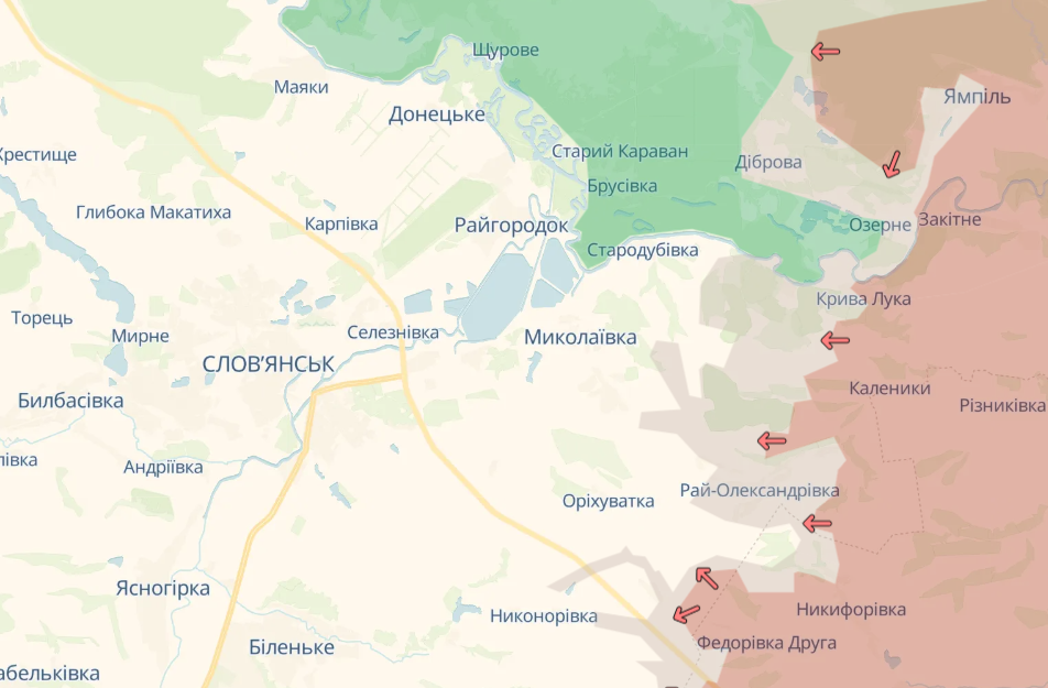 Карта бойових дій в Україні станом на 1 жовтня 2026 року фото 5
