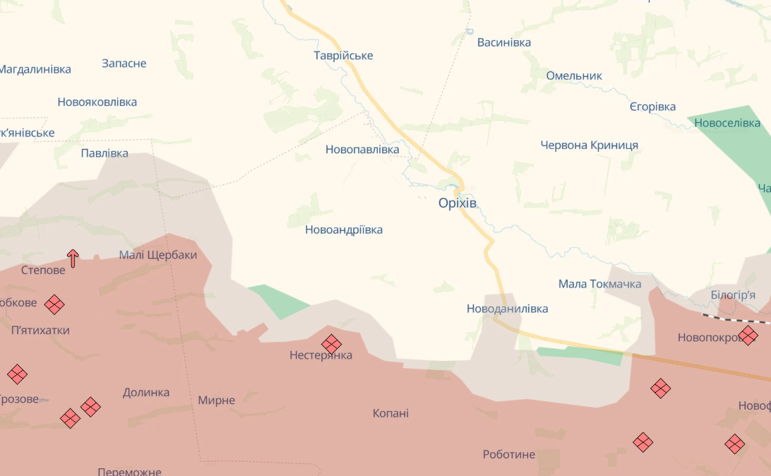Карта бойових дій в Україні станом на 15 жовтня 2026 року фото 10
