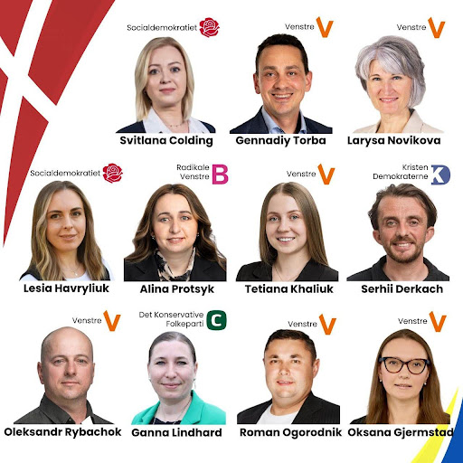 Кандидати українського походження на муніципальних виборах в Данії