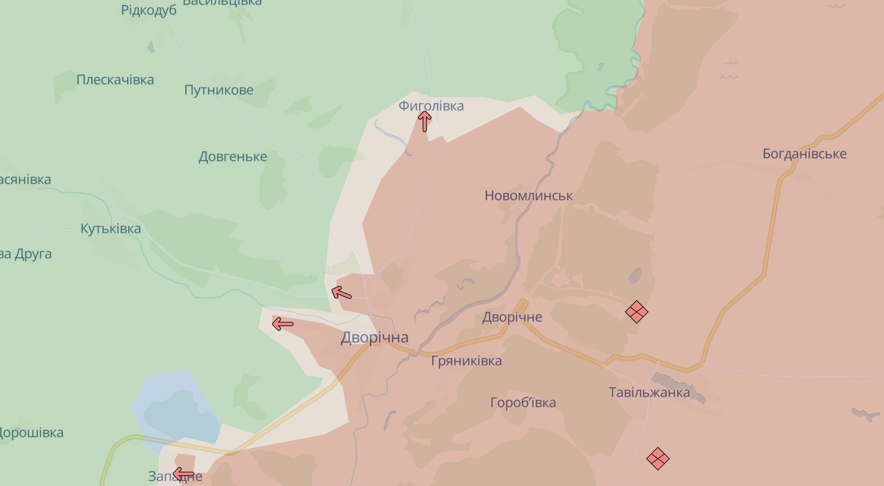 Сили Оборони відтіснили росіян біля Купʼянська – Deepstate фото 1