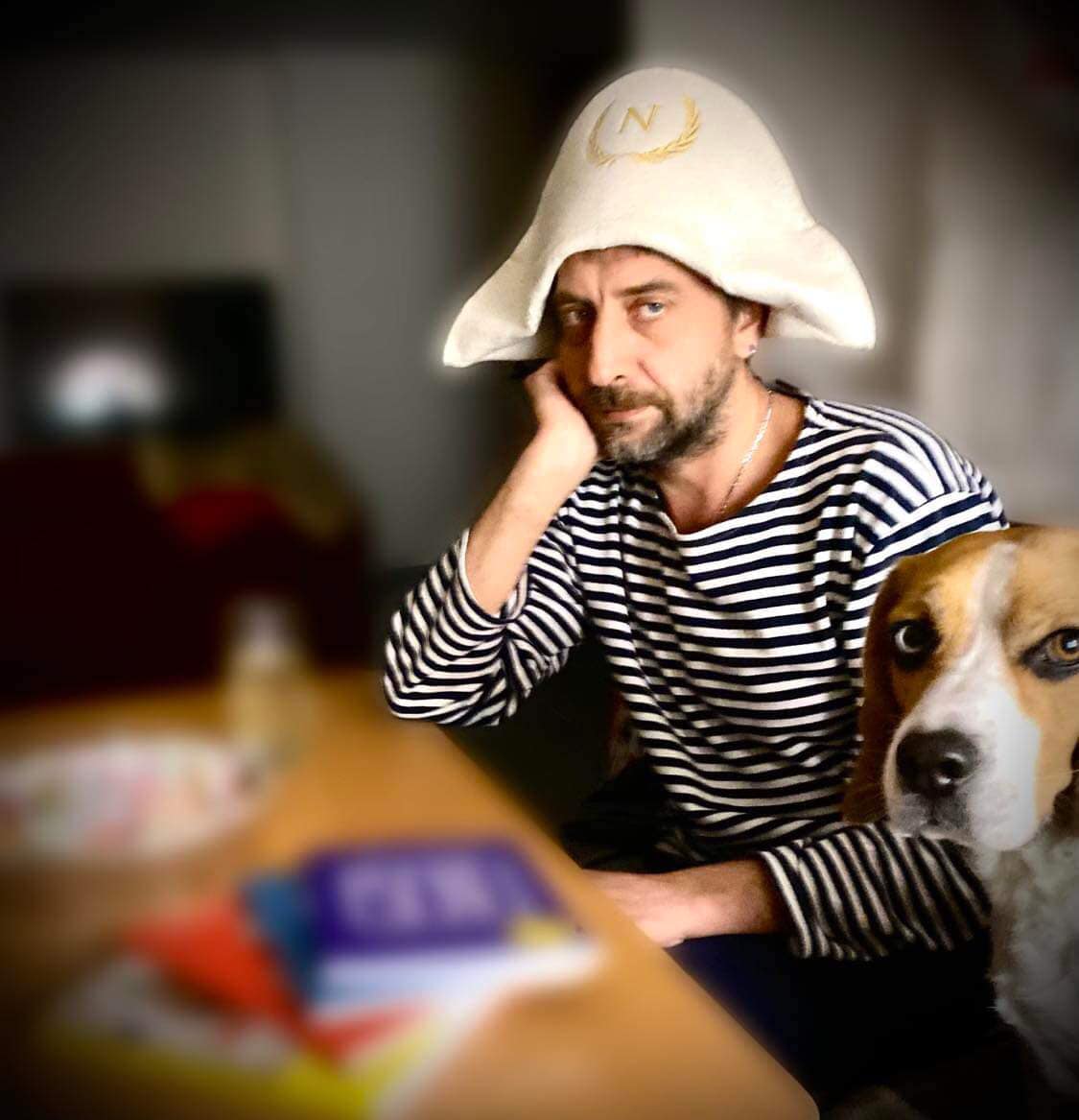 Денис Безлюдько з домашнім улюбленцем