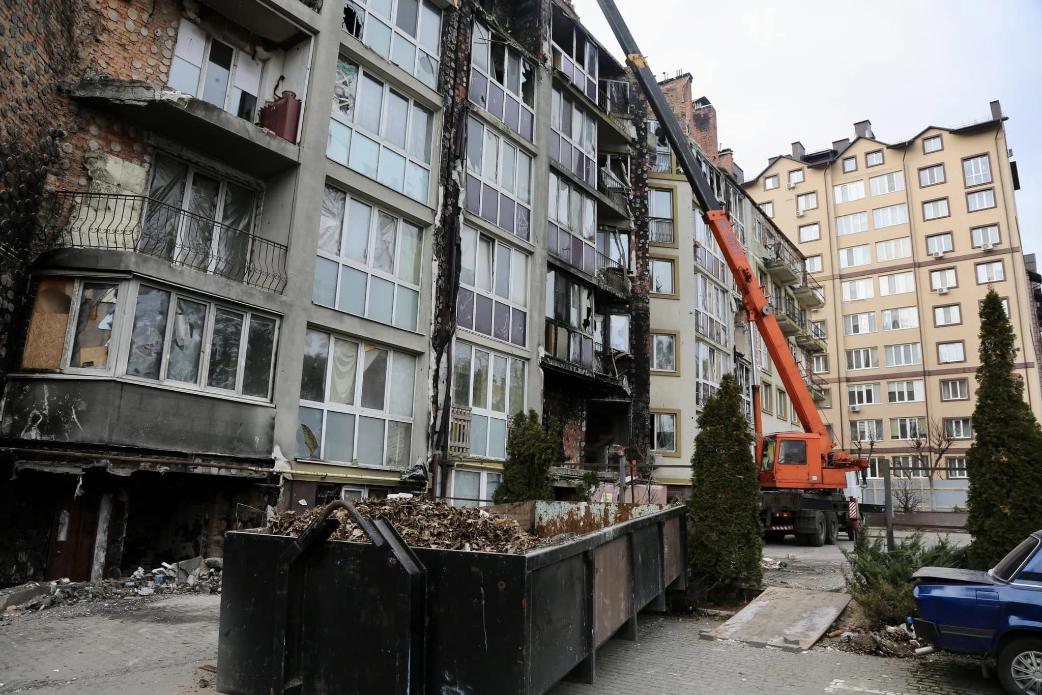 Роботи по відновленню міста ще багато