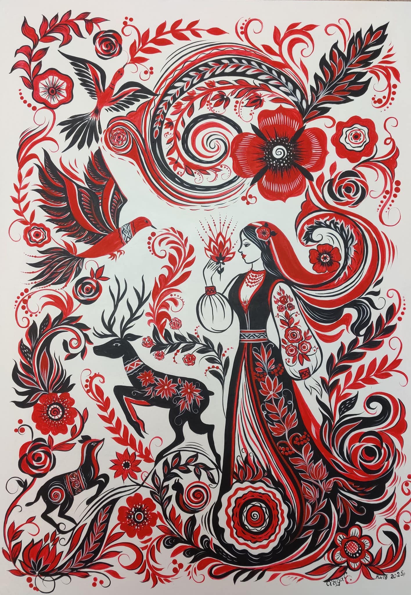 Робота народної майстрині України Світлани Сігіди