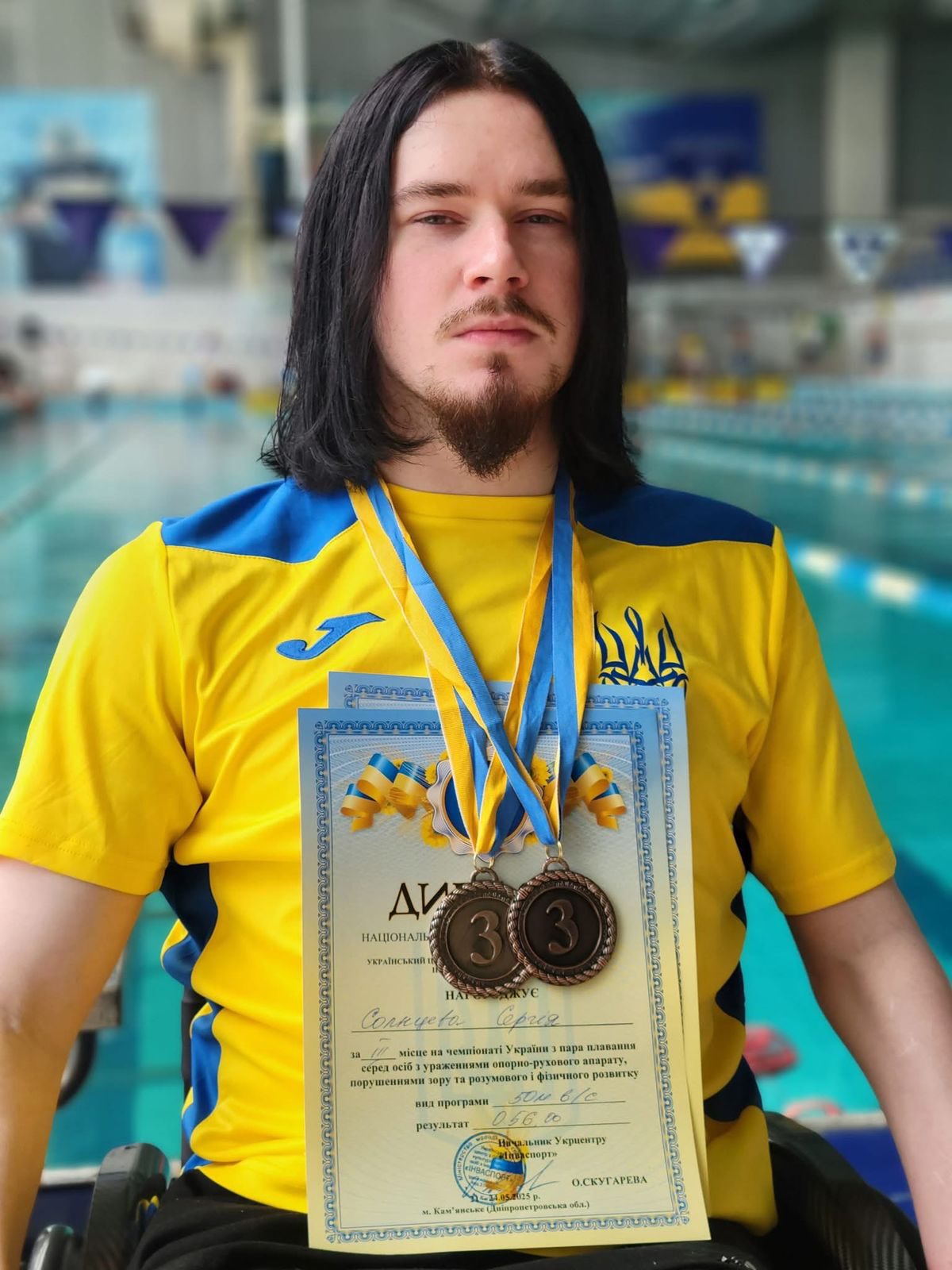 Солнцев Сергій виборов три бронзові нагороди