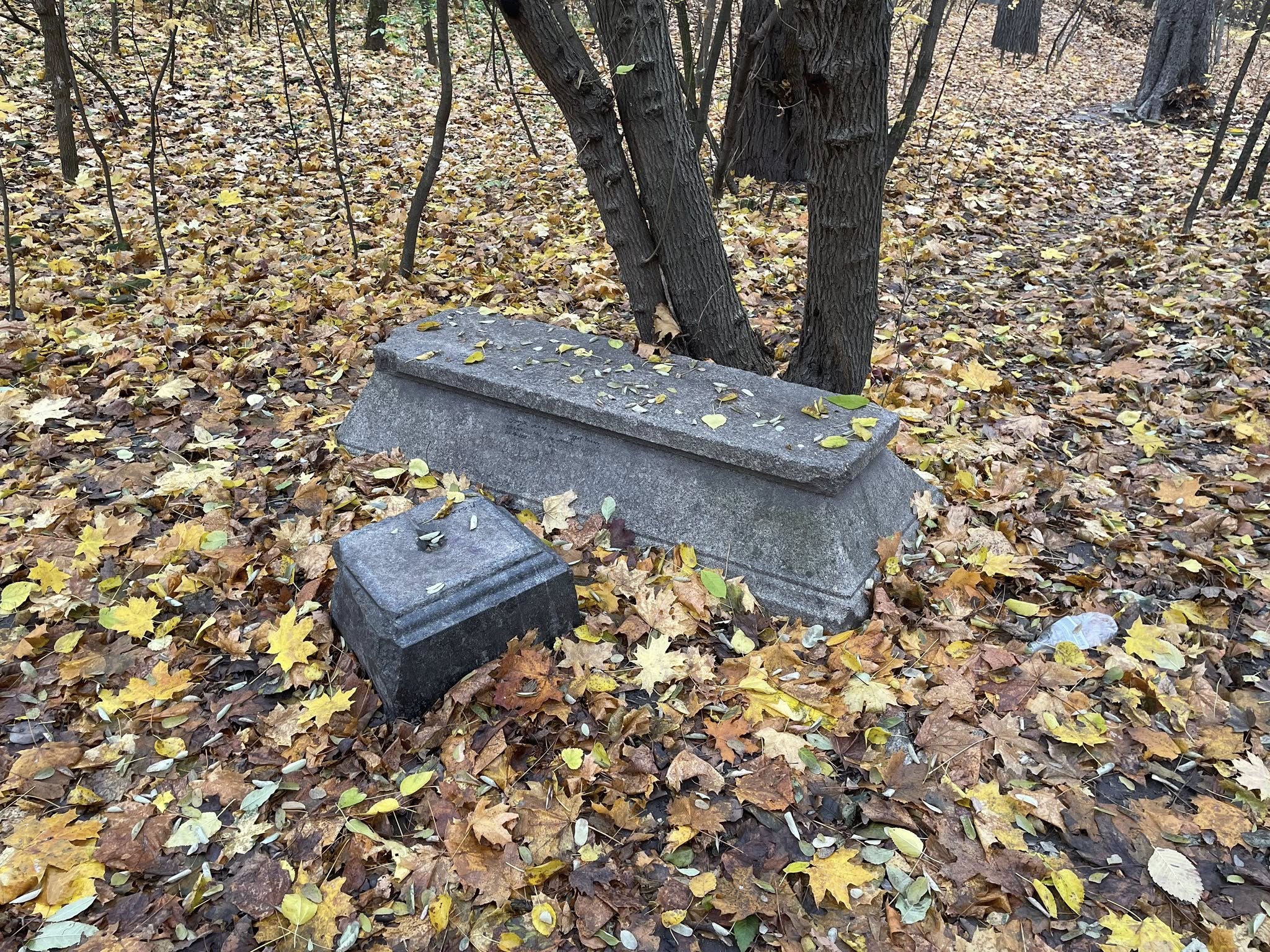 Переважна більшість могил після 1960-х років, а особливо у 1990-х роках, були зруйновані