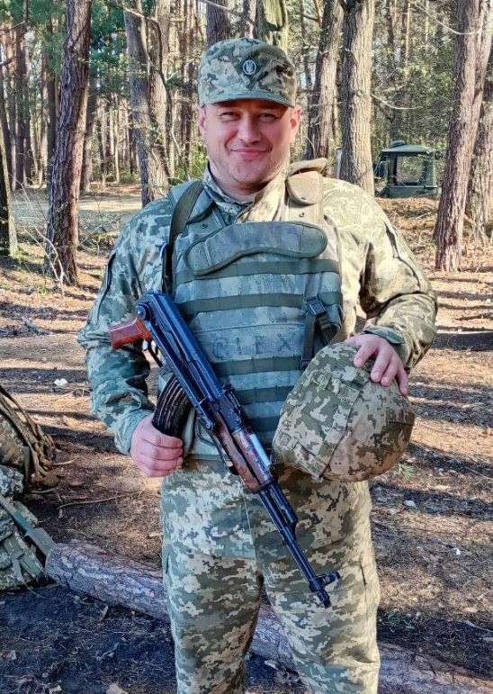 На початку повномасштабного вторгнення Андрій Люклянчук пішов до ТЦК, але отримав відмову через недостатність військового досвіду