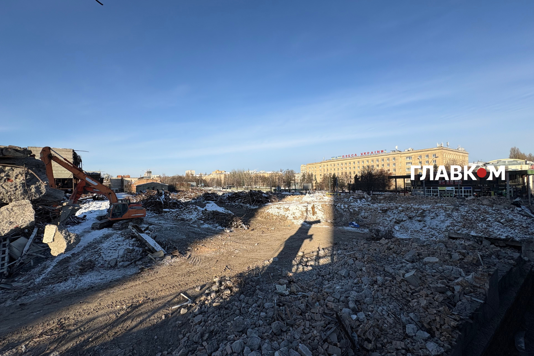 Вид на будівлю «Преса України»